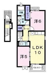 リリーハイツ富竹Ｂの物件間取画像